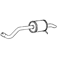 A2A Renault Captur Rear Box/silencer | GSF Car Parts