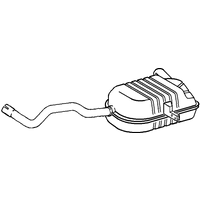 A2A Renault 25 Rear Box/silencer | GSF Car Parts