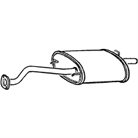 A2A Honda Concerto Rear Box/silencer | GSF Car Parts