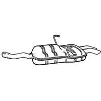 A2A Mg Mg Zt- T Rear Box/silencer | GSF Car Parts