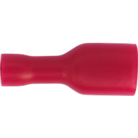 SEALEY Fully Insulated Terminal 6.3mm Female Red Pack Of 100 | RT16 | GSF Car Parts