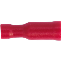SEALEY Female Socket Terminal Ø4mm Red Pack Of 100 | RT23 | GSF Car Parts