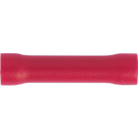SEALEY Butt Connector Terminal Ø3.3mm Red Pack Of 100 | RT29 | GSF Car Parts