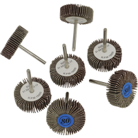 SEALEY Rotary Tool Abrasive Flap Wheel Set 7Pc Ø30mm | RTA7FW | GSF Car Parts