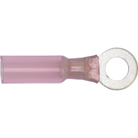 SEALEY Heat Shrink Ring Terminal Ø6.4mm Red Pack Of 25 | RTSR2564 | GSF Car Parts