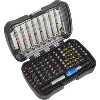 SEALEY Power Tool Bit Set 71Pc Colour-Coded S2 | S01038 | GSF Car Parts