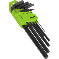 SEALEY Hex Key Set 9Pc Long Metric | S01091 | GSF Car Parts