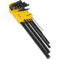 SEALEY Hex Key Set 9Pc Extra-Long Metric | S01092 | GSF Car Parts