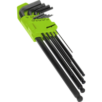 SEALEY Ball-End Hex Key Set 9Pc Extra-Long Imperial | S01099 | GSF Car Parts