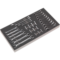 SEALEY Tool Tray With Specialised Spanner Set 30Pc - Metric | S01125 | GSF Car Parts