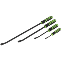 SEALEY Angled Pry Bar Set With Hammer Cap Heavy-Duty 4Pc | S01138 | GSF Car Parts