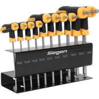 SEALEY Trx-Star* Key Set 10Pc T-Handle | S01151 | GSF Car Parts