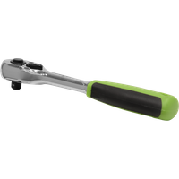 SEALEY Ratchet Wrench 1/4"sq Drive Pear-Head Flip Reverse | S01200 | GSF Car Parts