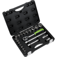 SEALEY Socket Set 21Pc 1/2"sq Drive Metric | S01237 | GSF Car Parts