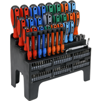 SEALEY Screwdriver, Bit & Nut Driver Set 100Pc | S01248 | GSF Car Parts