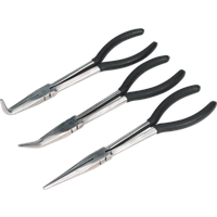 SEALEY Needle Nose Pliers Set 3Pc 275mm | S0433 | GSF Car Parts