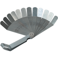 SEALEY Feeler Gauge 12 Blade Offset - Dual Marked | S0516 | GSF Car Parts