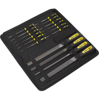 SEALEY File Set 16Pc Engineer's & Needle | S05781 | GSF Car Parts