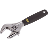 SEALEY Adjustable Wrench With Extra-Wide Jaw Capacity 200mm | S0854 | GSF Car Parts