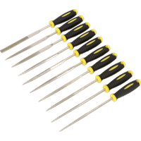 SEALEY Diamond Needle File Set 10Pc 100mm | S0896 | GSF Car Parts