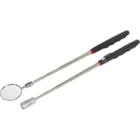 SEALEY Telescopic Magnetic Led Pick-Up Tool & Inspection Mirror Set 2Pc | S0941 | GSF Car Parts