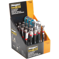 SEALEY Telescopic Magnetic Pick-Up Tools & Inspection Mirrors - Display Box Of 20 | S0946 | GSF Car Parts