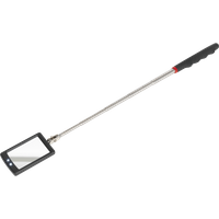 SEALEY Telescopic Inspection Mirror 52 X 83mm With 2 Leds | S0948 | GSF Car Parts