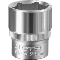 SEALEY Walldrive® Socket 25mm 1/2"sq Drive | S1225 | GSF Car Parts