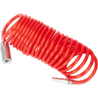 SEALEY Pe Coiled Air Hose 5M X Ø5mm With Couplings | SA305 | GSF Car Parts