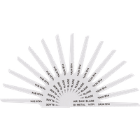 SEALEY 94.5mm Air Saw Blade 14Tpi - Pack Of 15 | SA34/B1415 | GSF Car Parts