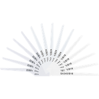 SEALEY 74mm Air Saw Blades Mixed - Pack Of 15 | SA345MIX | GSF Car Parts