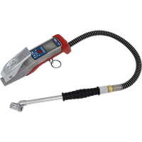 SEALEY Digital Tyre Inflator 0.5M Hose With Twin Push-On Connector | SA374 | GSF Car Parts