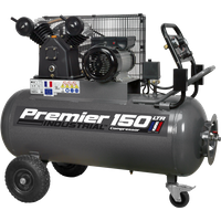 SEALEY Air Compressor 150L Belt Drive 3Hp With Front Control Panel | SAC3153B | GSF Car Parts