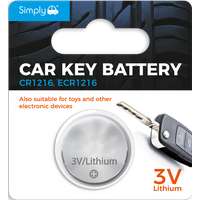 Coin Cell Battery Cr1216 - Lithium 3v JRP Fits: FORD MONDEO