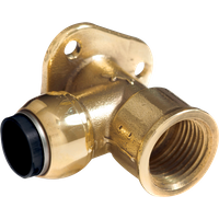 SEALEY Wingback Elbow Ø22mm X 3/4"bsp Brass (Sharkbite®) | SBA22BWE | GSF Car Parts