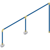SEALEY Sharkbite® 12M 2-Drop Air Supply System Kit | SBAKIT2 | GSF Car Parts