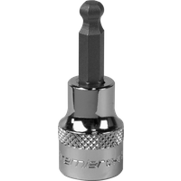 SEALEY Ball-End Hex Socket Bit 6mm 3/8"sq Drive | SBBH004 | GSF Car Parts