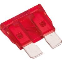 SEALEY Automotive Standard Blade Fuse 10A Pack Of 50 | SBF1050 | GSF Car Parts