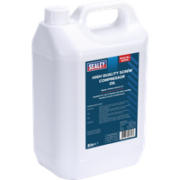 SEALEY Screw Compressor Oil 5L | SCPO5 | GSF Car Parts