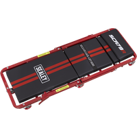 SEALEY Creeper/seat Steel With 7 Wheels & Adjustable Head Rest | SCR79 | GSF Car Parts