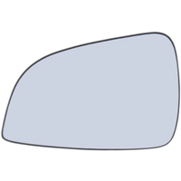 Mirror Glass - Left Hand - Single Fits: Vauxhall Astra H 1.3