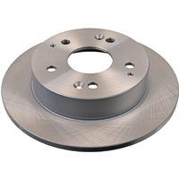 Rear Brake Disc - 260mm Diameter Blueprint Fits: HONDA CIVIC VII Hatchback (EU, EP, EV)