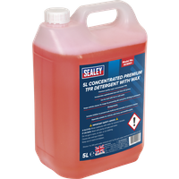 SEALEY Tfr Premium Detergent With Wax Concentrated 5L | SCS001 | GSF Car Parts