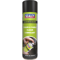 SEALEY Chain & Cable Clear Lubricant 500Ml Pack Of 6 | SCS017 | GSF Car Parts