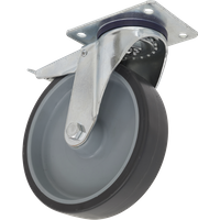 SEALEY Medium-Duty Thermoplastic Swivel Castor Wheel With Total Lock Ø100mm - Trade | SCW2100SPLEM | GSF Car Parts