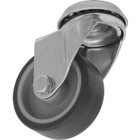 SEALEY Medium-Duty Thermoplastic Bolt Hole Swivel Castor Wheel Ø50mm - Trade | SCW250SBEM | GSF Car Parts