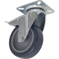 SEALEY Castor Wheel Swivel Plate With Total Lock Ø75mm | SCW275SPL | GSF Car Parts