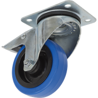 SEALEY Castor Wheel Swivel Plate With Total Lock Ø100mm | SCW3100SPL | GSF Car Parts