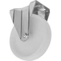 SEALEY Heavy-Duty Nylon Fixed Plate Castor Wheel Ø100mm - Trade | SCW4100FPEM | GSF Car Parts