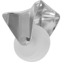 SEALEY Heavy-Duty Nylon Castor Wheel Fixed Plate Ø80mm - Trade | SCW480FPEM | GSF Car Parts